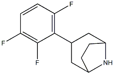 3-(2,3,6-trifluorophenyl)-8-azabicyclo[3.2.1]octane Structure