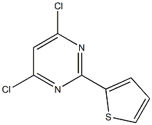 4,6-dichloro-2-thiophen-2-ylpyrimidine Structure