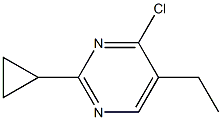 4-chloro-2-cyclopropyl-5-ethylpyrimidine Structure