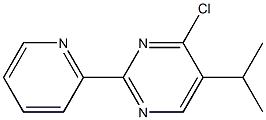 4-chloro-5-(1-methylethyl)-2-pyridin-2-ylpyrimidine Structure