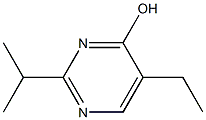 5-ethyl-2-(1-methylethyl)pyrimidin-4-ol Structure