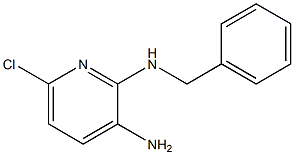 N2-benzyl-6-chloropyridine-2,3-diamine 구조식 이미지