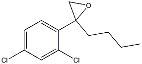 2-(2,4-DICHLOROPHENYL)-2-BUTYL-OXIRANE Structure