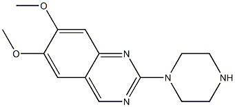 6,7-Dimethoxy-2-(1-piperazinyl)-Quinazoline 구조식 이미지