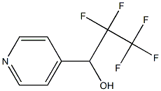 2,2,3,3,3-PENTAFLUORO-1-(4-PYRIDYL)PROPAN-1-OL 구조식 이미지