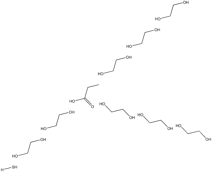 PROPIONIC ACID OCTA(ETHYLENE GLYCOL)-DISULFID Structure