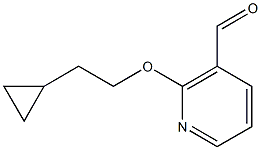 2-(CYCLOPROPYLNETHOXY)NICOTINALDEHYDE 구조식 이미지