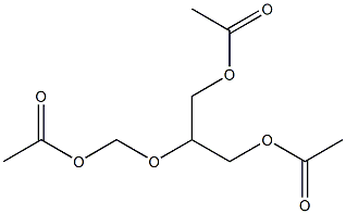 2-(acetoxymethoxy)propane-1,3-diyl diacetate 구조식 이미지