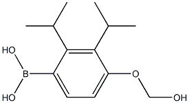 3-iso-Propylformatyl-phenylboronicacid 구조식 이미지