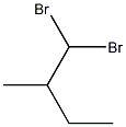 1,1-dibromo-2-methylbutane 구조식 이미지