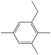 1,2,4-trimethyl-6-ethylbenzene Structure