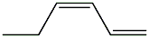 1,cis-3-hexadiene 구조식 이미지