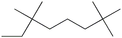 2,2,6,6-tetramethyloctane Structure