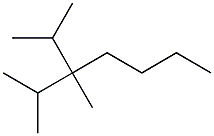 2,3-dimethyl-3-isopropylheptane Structure