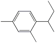 2,4-dimethyl-1-sec-butylbenzene Structure