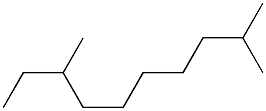 2,8-dimethyldecane 구조식 이미지