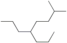 2-methyl-5-propyloctane Structure
