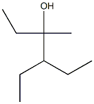 3-methyl-4-ethyl-3-hexanol Structure