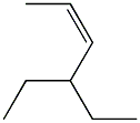 4-ethyl-cis-2-hexene 구조식 이미지
