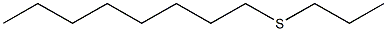 propyl octyl sulfide Structure