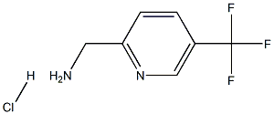 5-TRIFLUOROMETHYL-2-AMINOMETHYLPYRIDINE HYDROCHLORIDE Structure