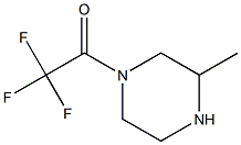 2,2,2-TRIFLUORO-1-(3-METHYLPIPERAZIN-1-YL)ETHANONE 구조식 이미지