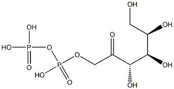 FRUCTOSE DIPHOSPHATE 구조식 이미지