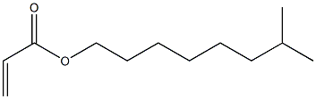 ISOBONYL ACRYLATE 구조식 이미지