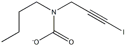 IODOPROPARGYLBUTYLCARBAMATE 구조식 이미지