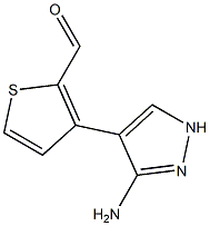 (3-AMINO-1H-PYRAZOL-4-YL)2-THIENYL METHANONE Structure