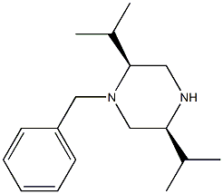 (2S,5S)-1-BENZYL-2,5-DI(PROPAN-2-YL)PIPERAZINE Structure