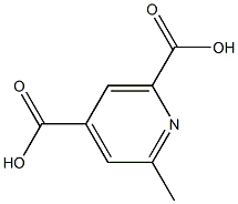 2-picoline-4,6-dicarboxylic acid 구조식 이미지