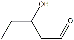 3-hydroxypentanal Structure