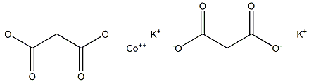 potassium cobalt(II) malonate 구조식 이미지