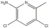 2-methyl-3,5-dichloro-6-aminopyridine Structure