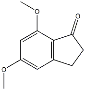 5,7 DIMETHOXY INDANE-1-ONE 구조식 이미지