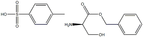 D-SERINE BENZYL ESTER P TOLUENESULFONAT Structure