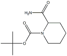 1-Boc-2-carbamoyl piperidine 구조식 이미지