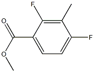 2,4-DIFLUORO-3-METHYLBENZOICACID METHYL ESTER 구조식 이미지