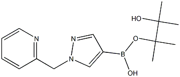 1-(pyridin-2-ylmethyl)-1H-pyrazole-4-boronic acid, pinacol ester Structure