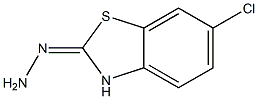 6-CHLORO-2(3H)-BENZOTHIAZOLONEHYDRAZONE Structure