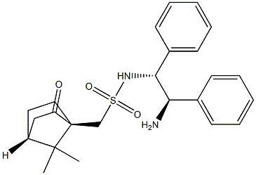 N-[(1S,4R)-10-CAMPHORSULPHONYL]-(1R, 2R)-1, 2-DIPHENYLETHYLENEDIAMINE Structure