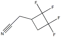 (2,2,3,3-TETRAFLUOROCYCLOBUTYL)ACETONITRILE Structure