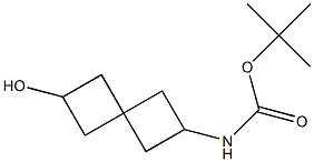 TERT-BUTYL 6-HYDROXYSPIRO[3.3]HEPT-2-YLCARBAMATE 구조식 이미지