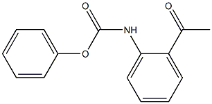 PHENYL 2-ACETYLPHENYLCARBAMATE Structure