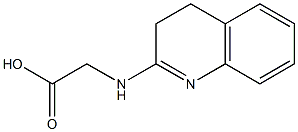 (3,4-DIHYDROQUINOLIN-2-YLAMINO)ACETIC ACID Structure