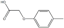 2-(4-METHYLPHENOXY)ACETIC ACID 구조식 이미지