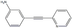 3-(PYRIDIN-2-YLETHYNYL)ANILINE 구조식 이미지