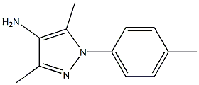 3,5-DIMETHYL-1-(4-METHYLPHENYL)-1H-PYRAZOL-4-AMINE Structure
