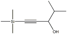 1-ISOPROPYL-3-(1,1,1-TRIMETHYLSILYL)-2-PROPYN-1-OL 97% 구조식 이미지
